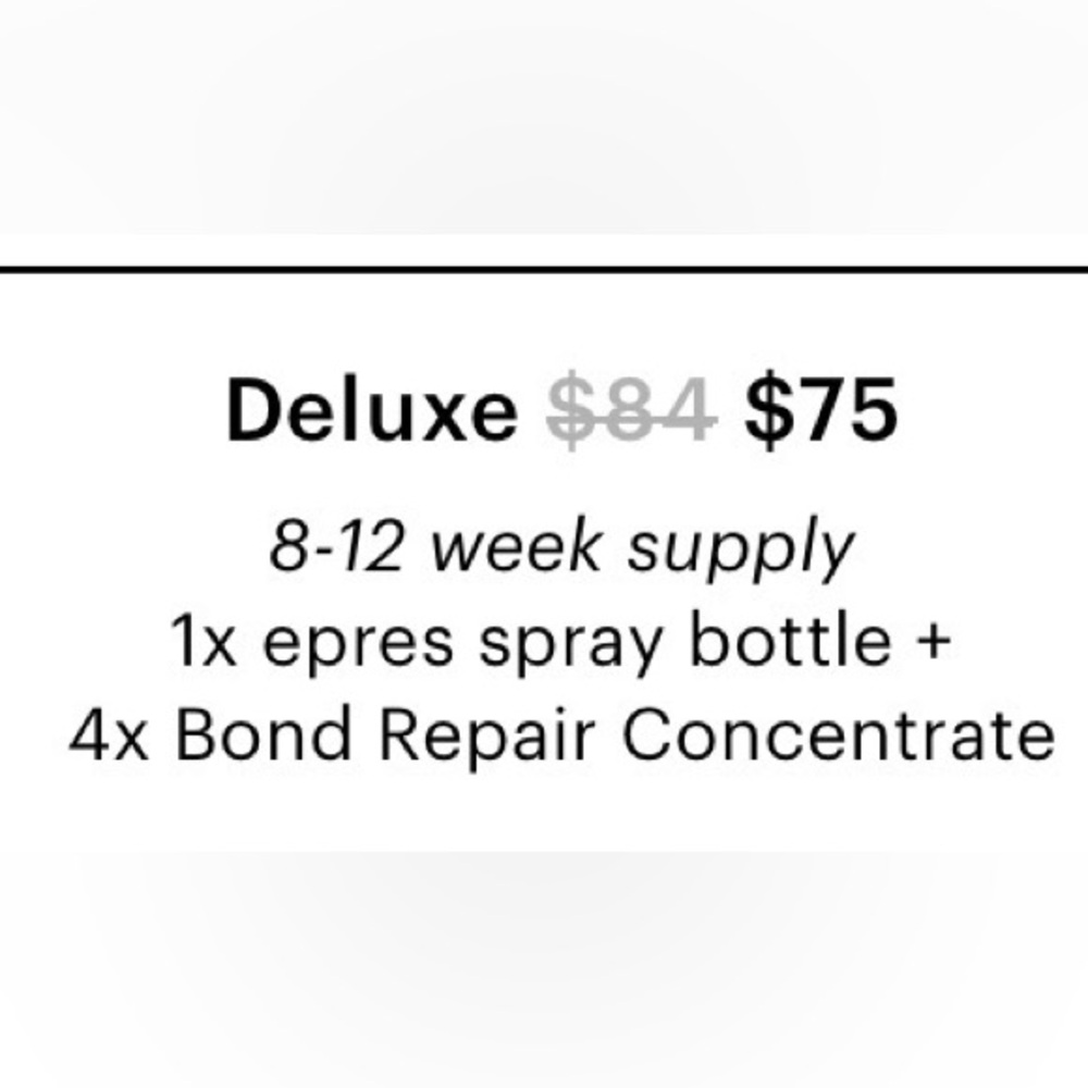 Epres BOND REPAIR HAIR TREATMENT DELUXE STARTER KIT - Brand new, unopened - Picture 2 of 5